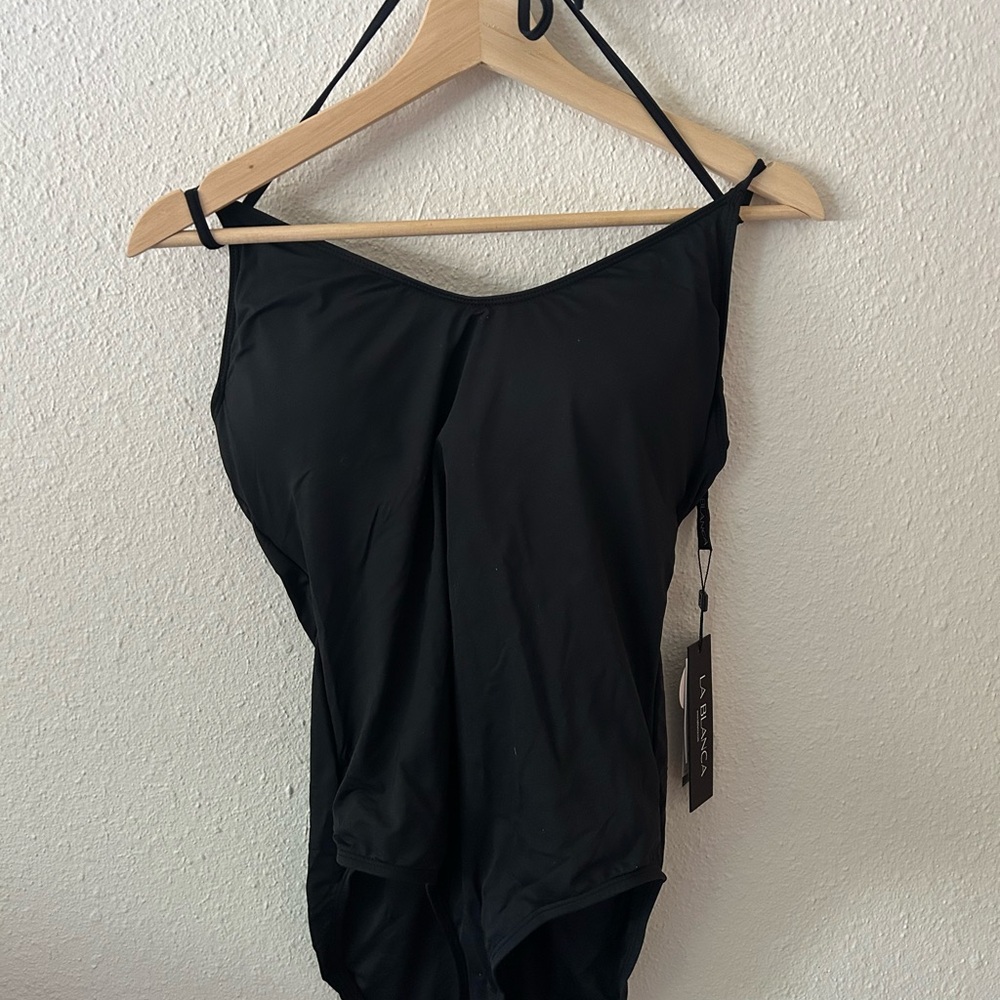 La Blanca Elegant Black Swimsuit NWT